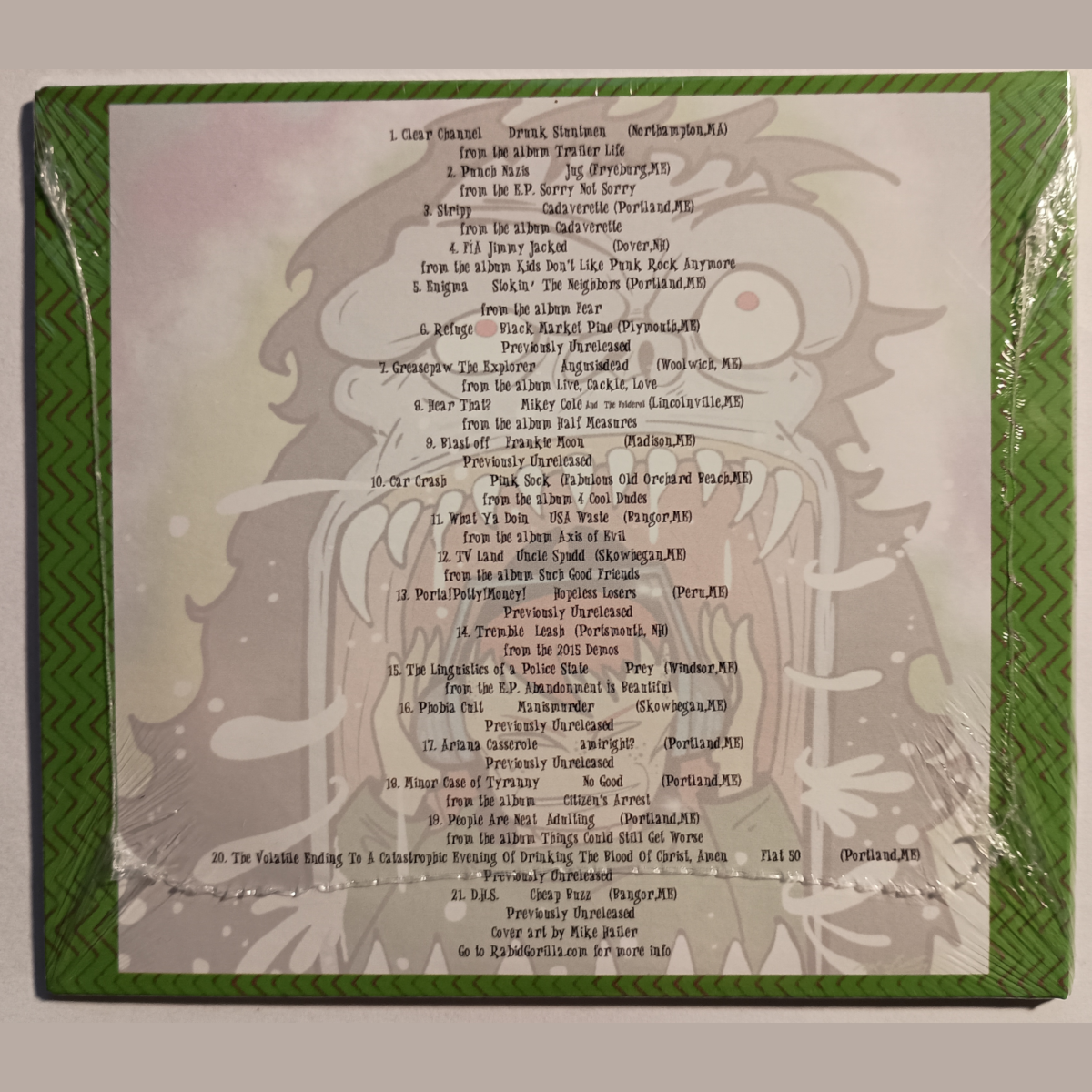 Rabid Gorilla Compilation CD (2016)